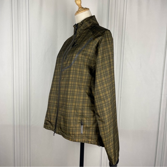 Women’s Bontrager Commuting Shell Rain Jacket, Olive/Black Plaid,‎ Size L - Picture 10 of 15
